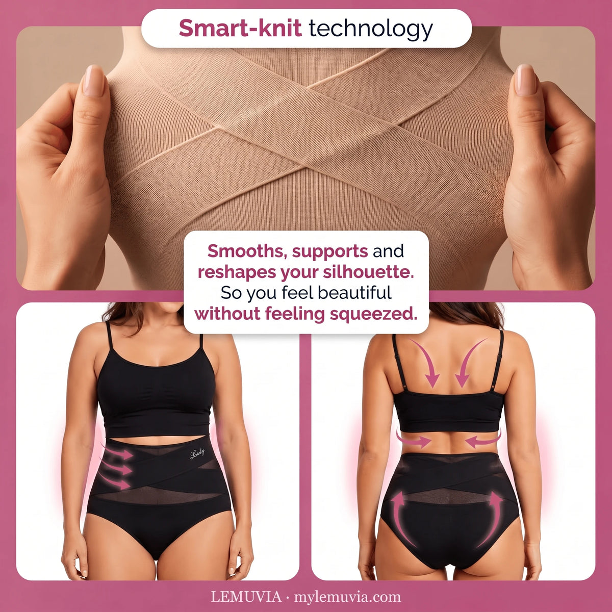 Lemuvia high-waist shaping briefs